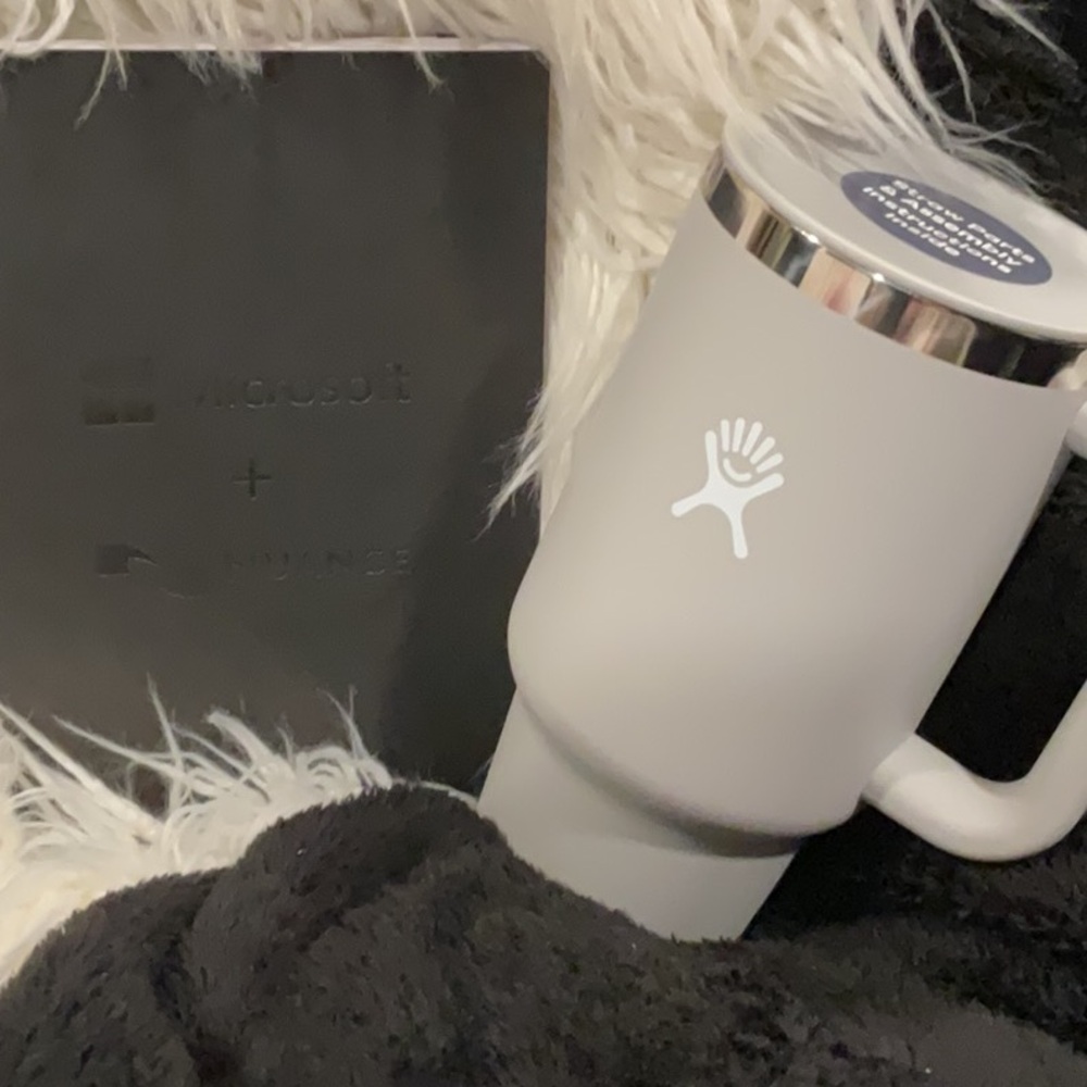 Gray Hydro Flask Mug with Handle